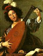 Bernardo Strozzi, lutspelare